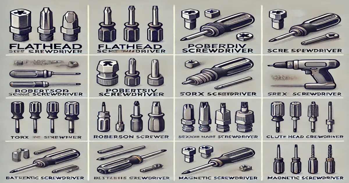 Types Of Screwdriver Heads